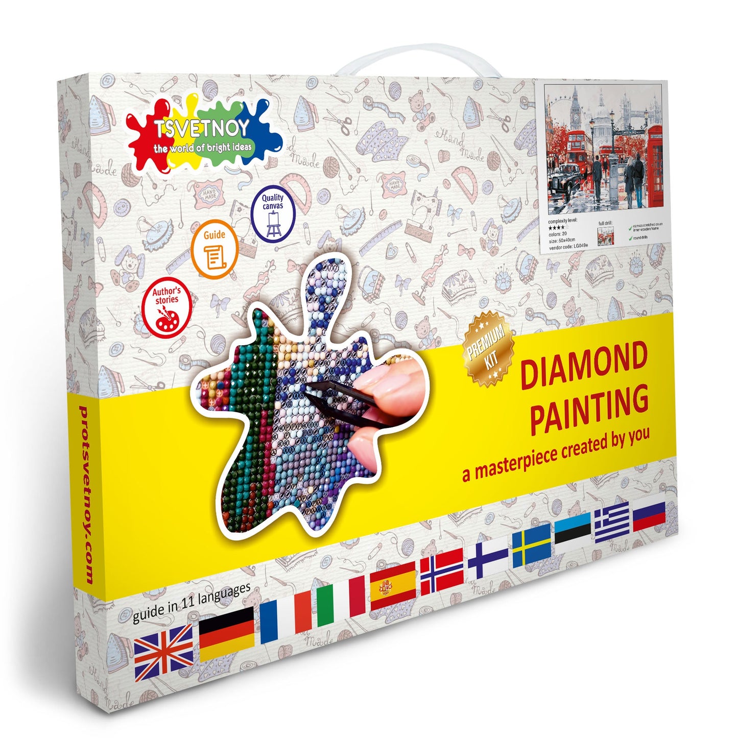 Diamond painting - LG049e - London Street Image 4