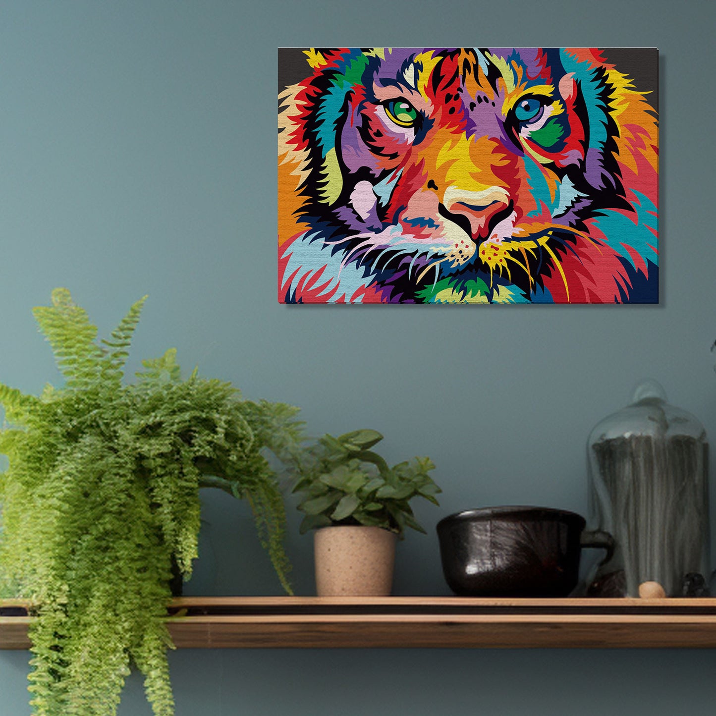 Slika po brojevima 20x30 Kroz oči tigra MC1117e