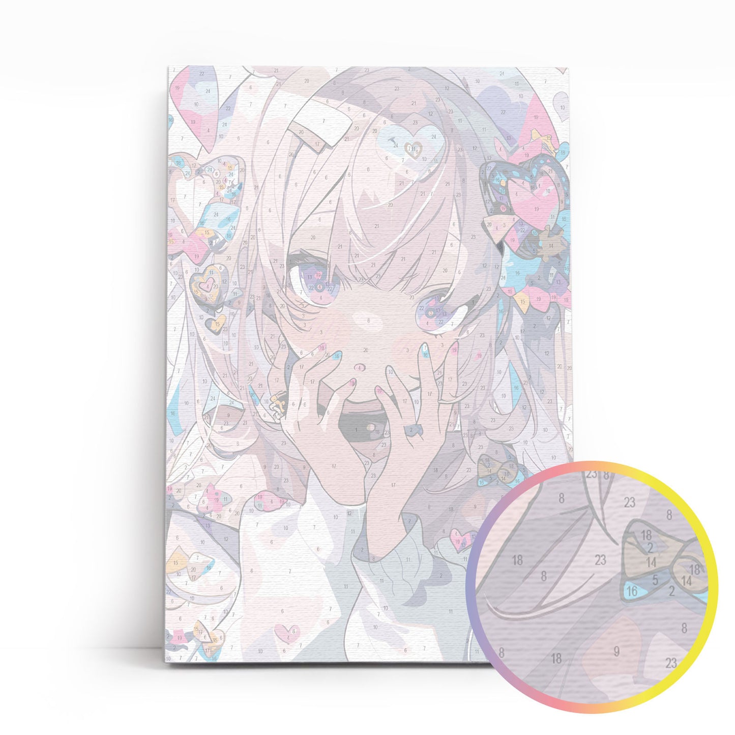 Slika po brojevima 20x30 Anime devojka MC1145e
