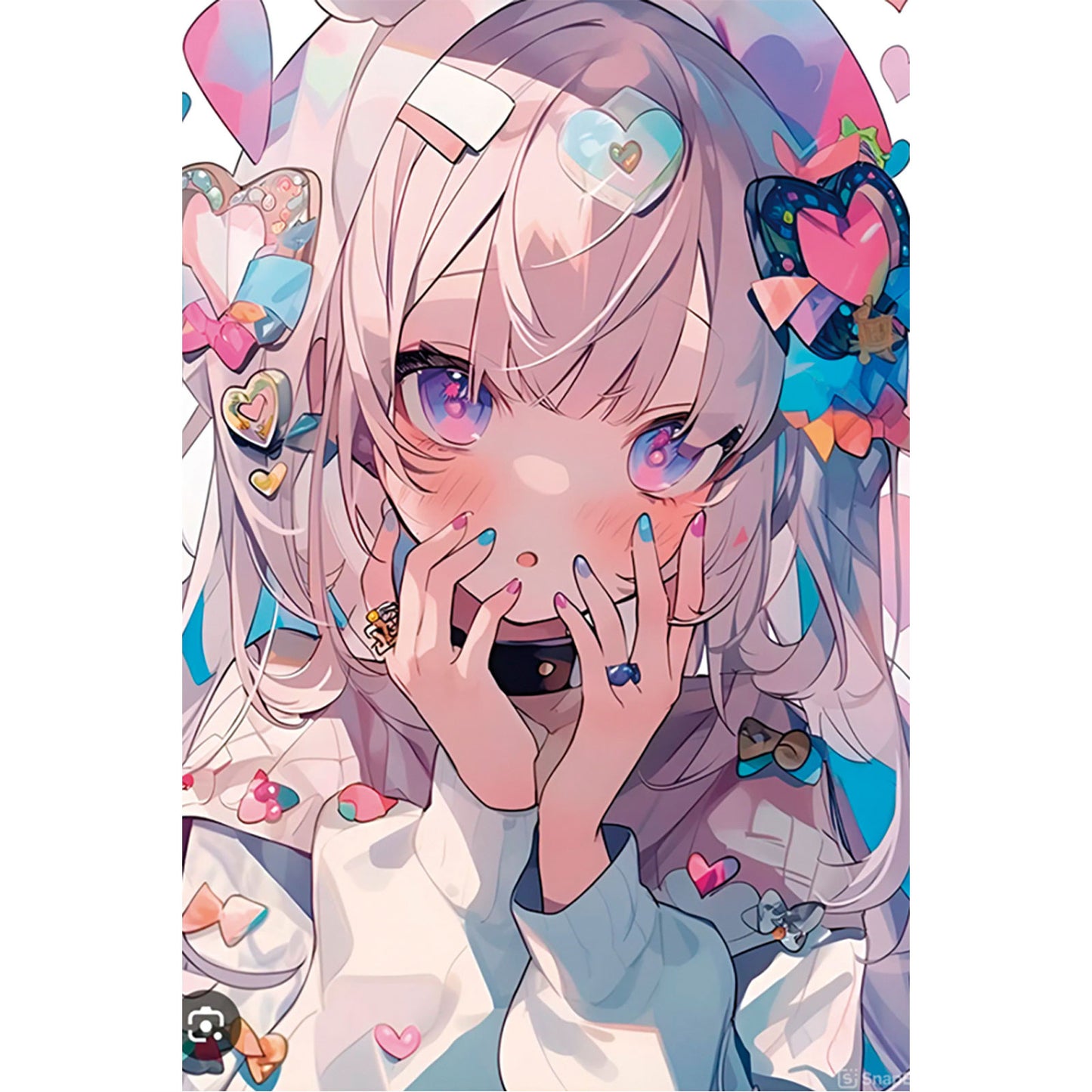 Slika po brojevima 20x30 Anime devojka MC1145e