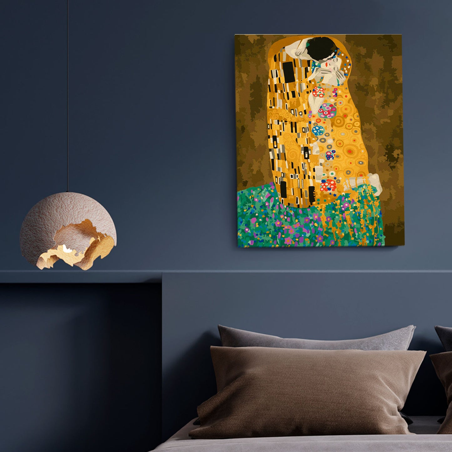 Slika po brojevima 40x50 "Poljubac" od Gustava Klimta MG543e