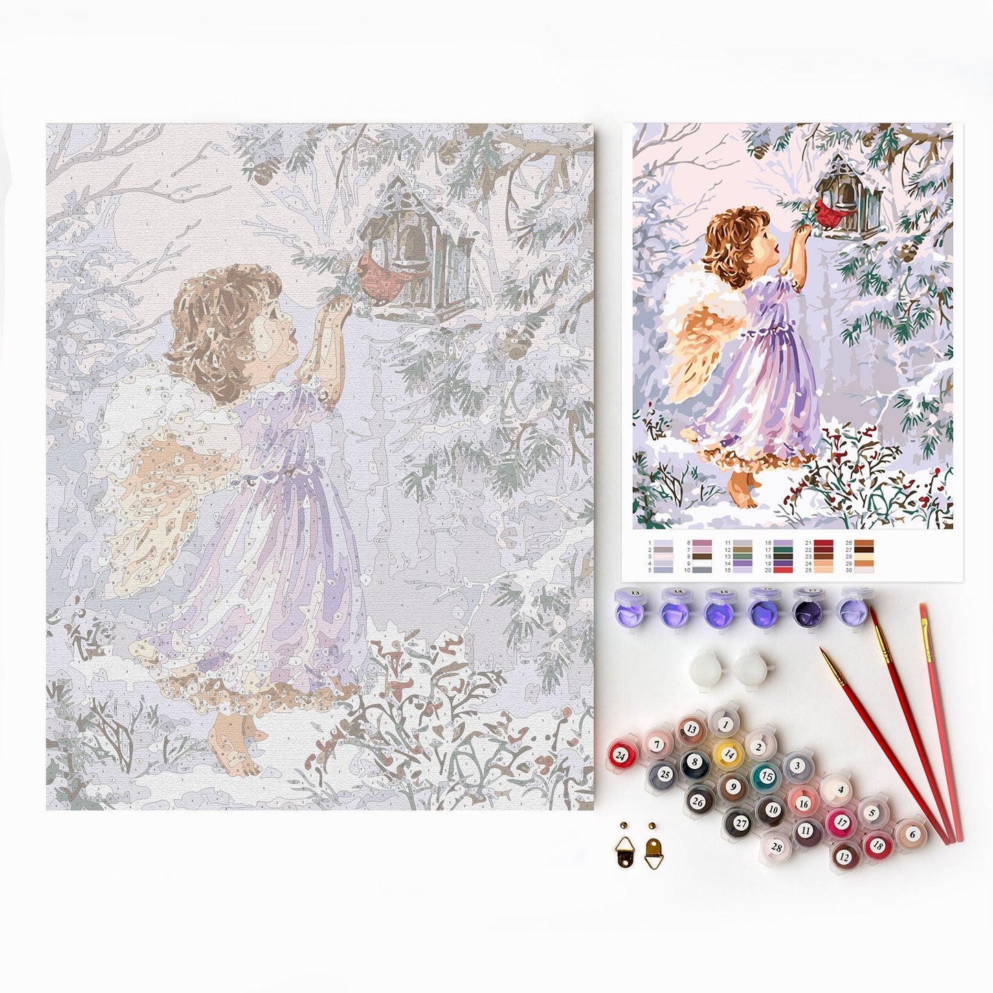 Painting by numbers - MG2430e - Christmas Angel Image 5