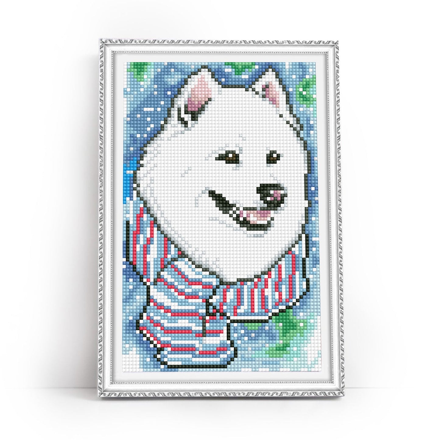 Diamond painting - LC010e - White friend