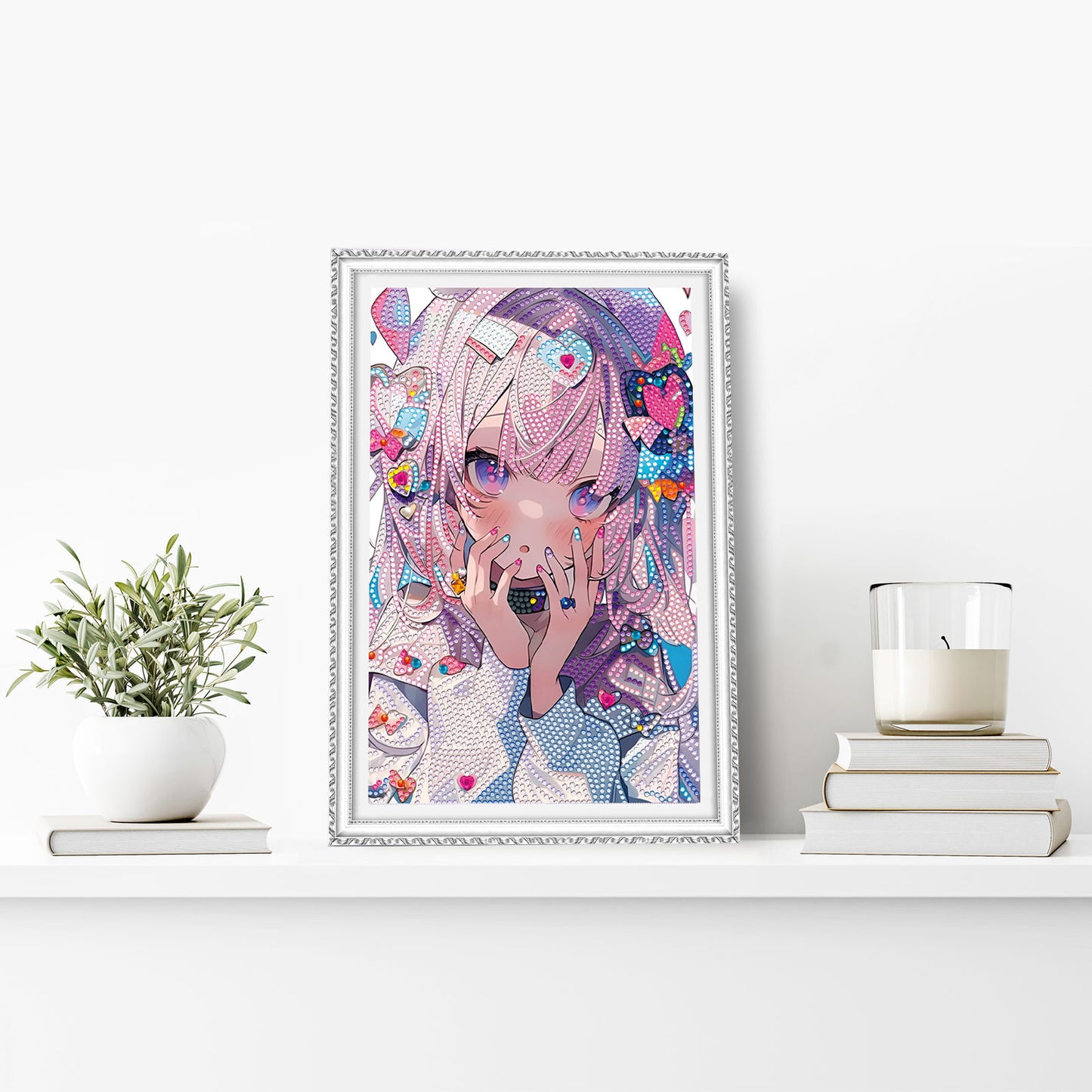 Diamond painting - LC061e - Anime girl