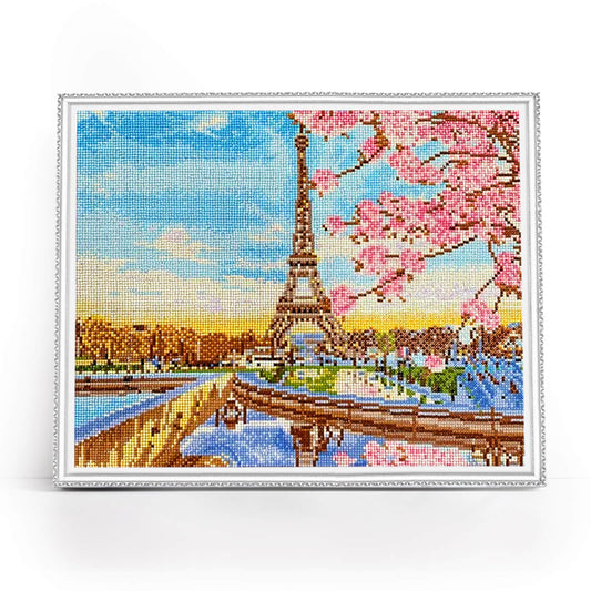 Dijamantski mozaik 40x50 Pariz u cvatu LG194e
