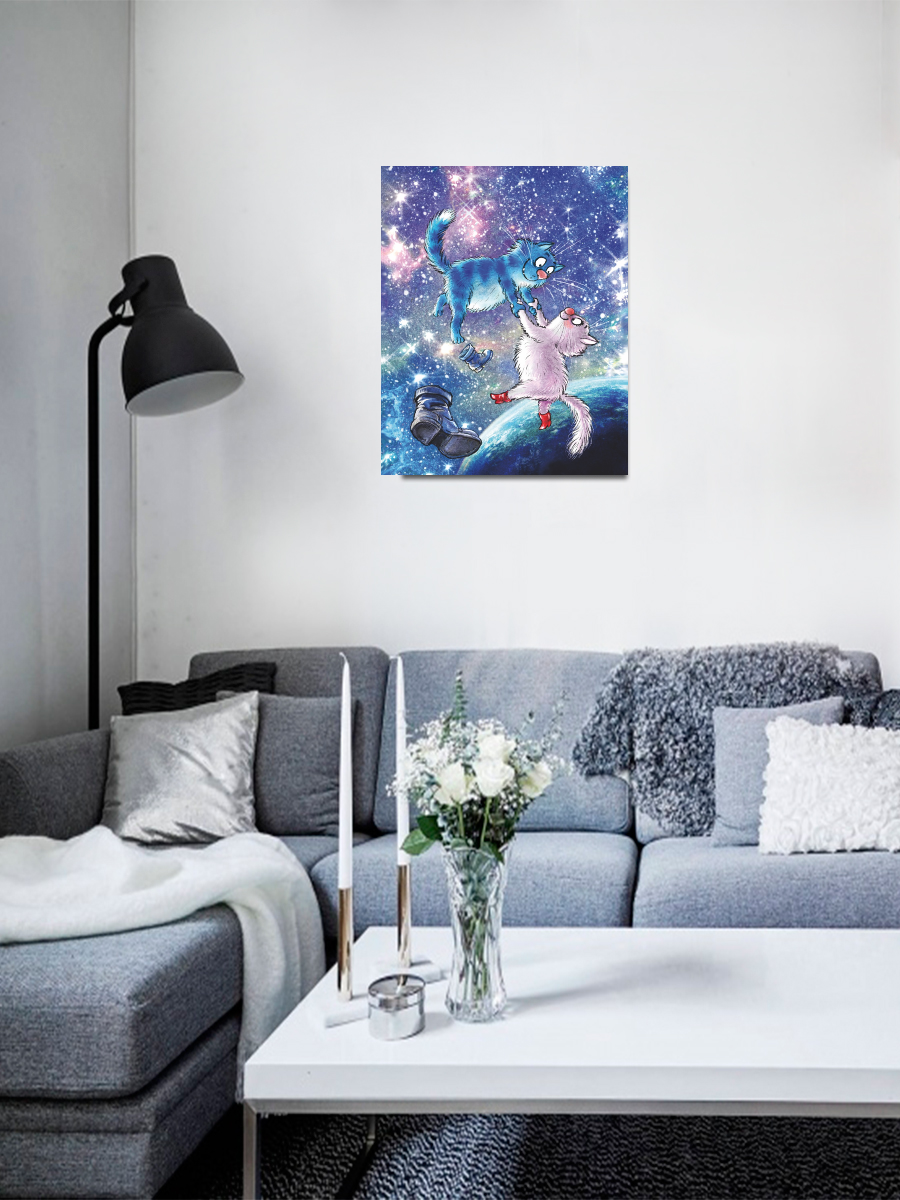 Diamond painting - LG274e - Cats - In The Universe Image 2