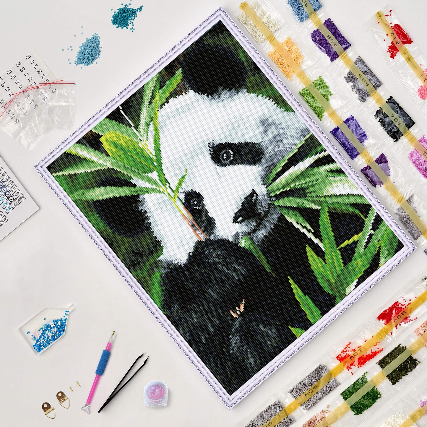 Dijamantski mozaik 40x50 Idilični panda LG353e