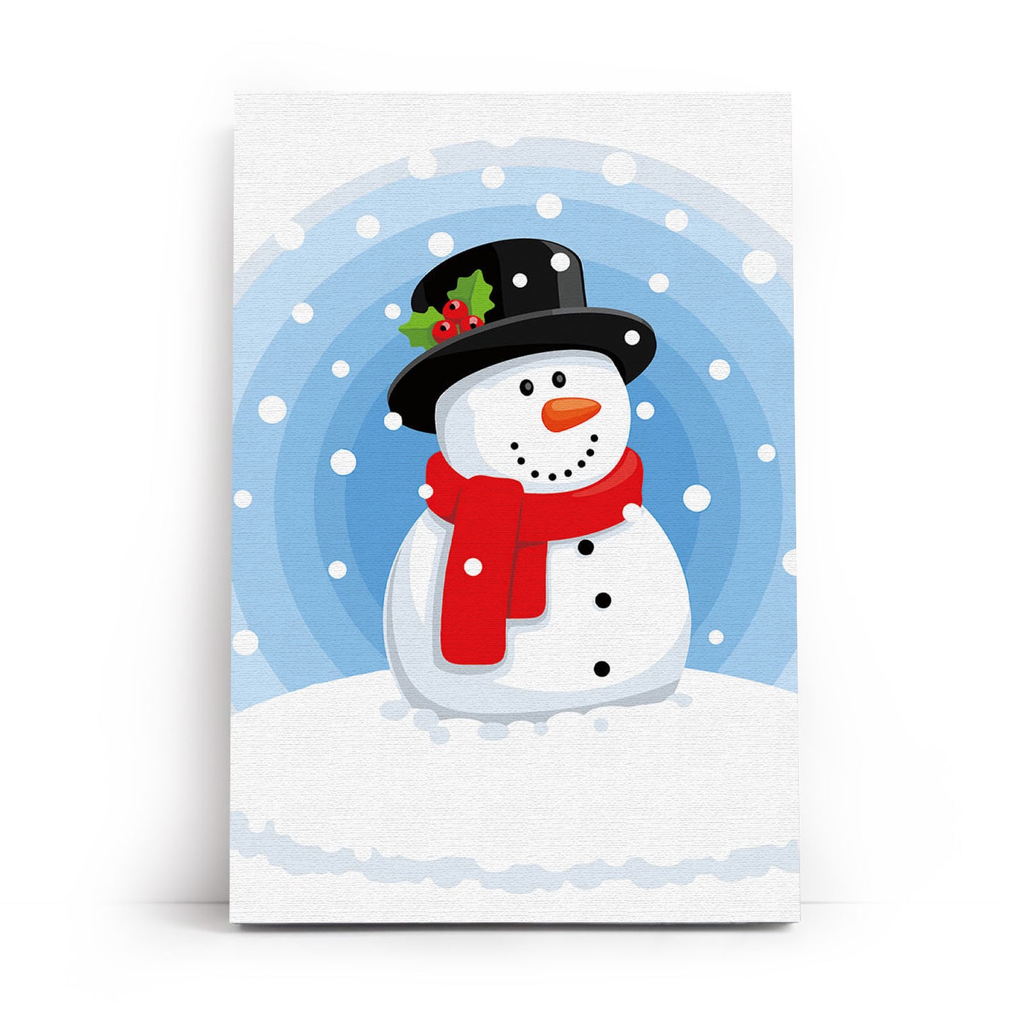 Painting by numbers - MC1090e - Happy Snowman