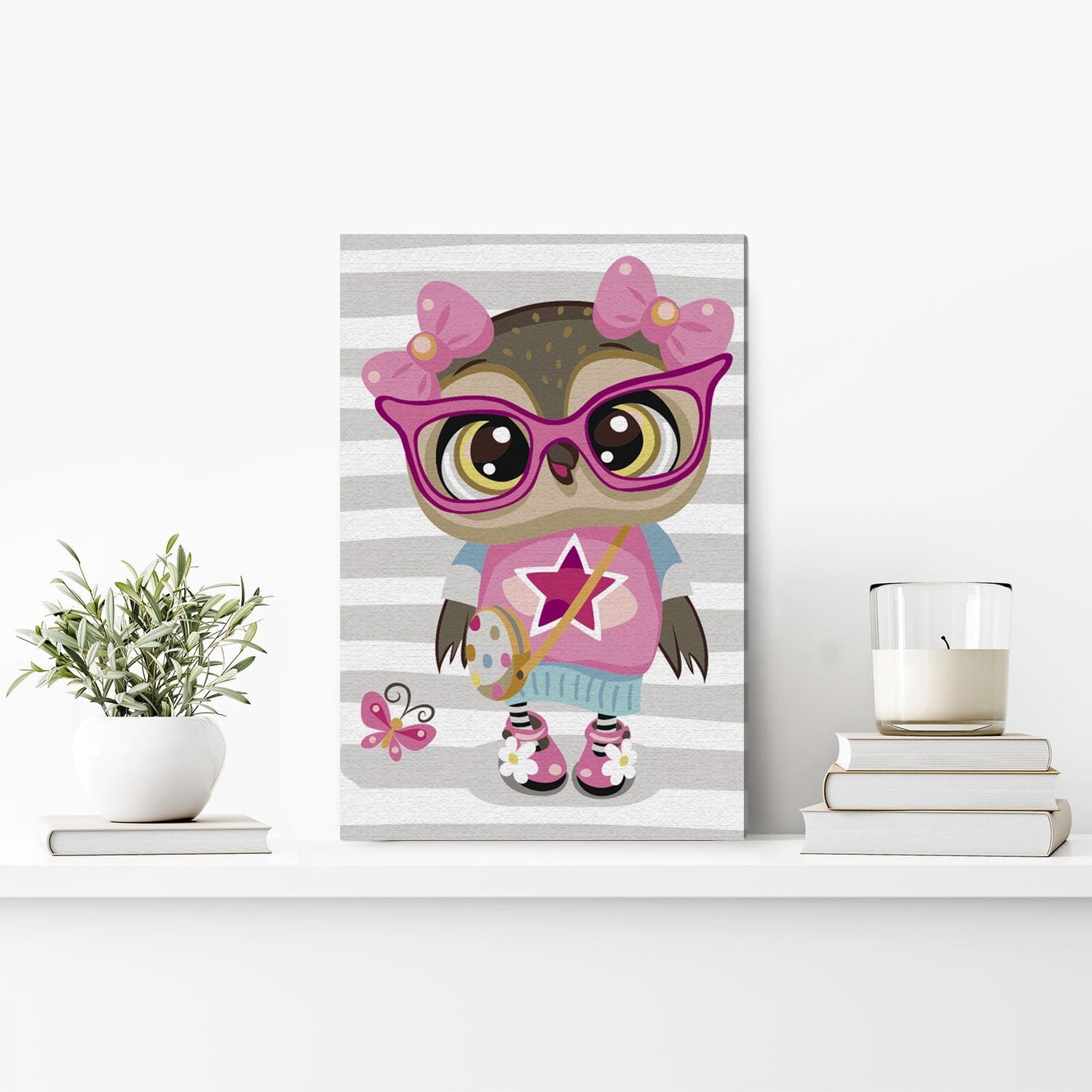 Painting by numbers - MC1101e - Fashionable Owl Image 2