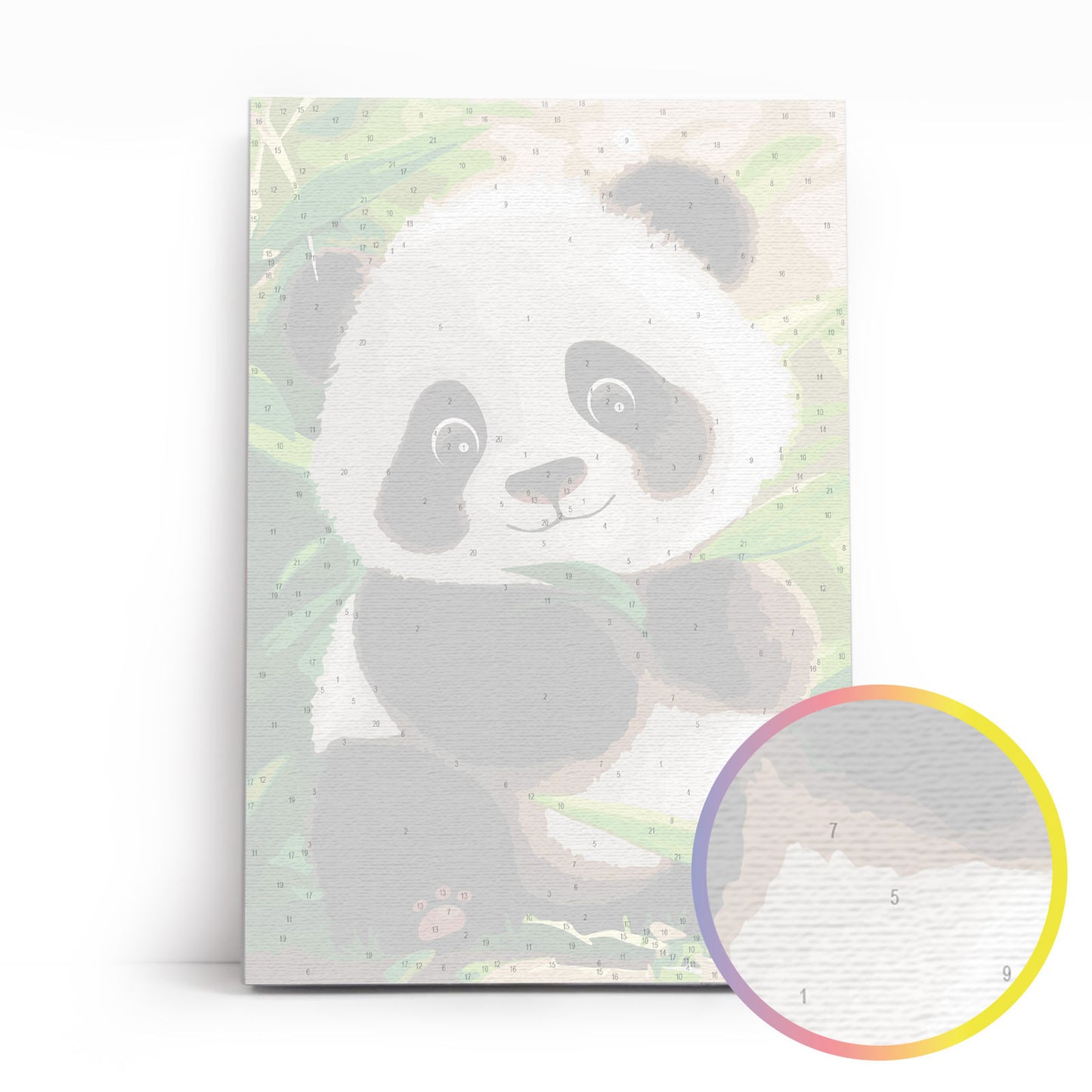 Painting by numbers - MC1144e - Cute panda