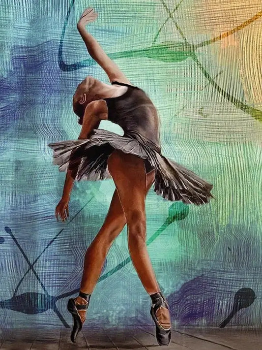 Painting by numbers - ME1158e - Graceful ballerina Image 1