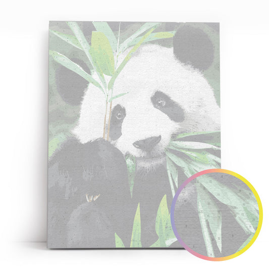 Painting by numbers - ME1171e - Panda Idyll