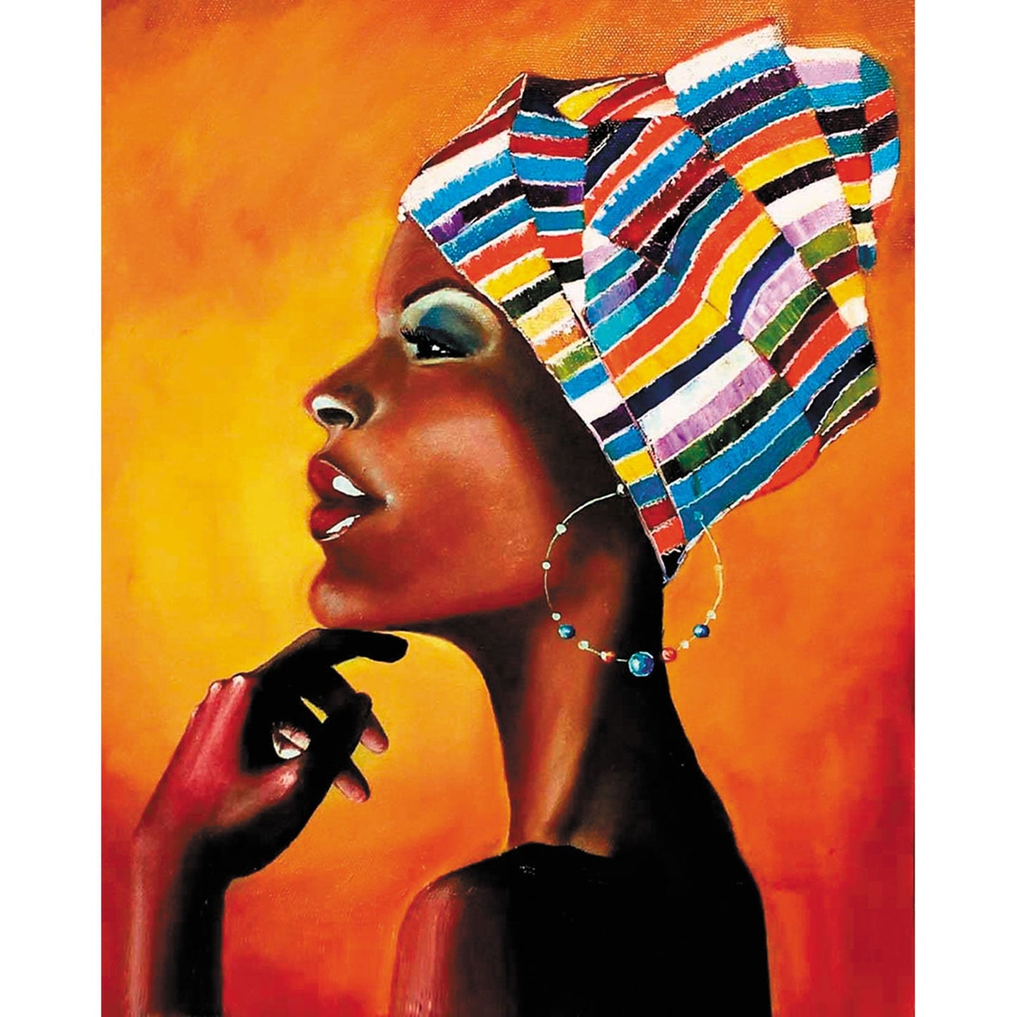 Painting by numbers - MG2112e - Portrait of an African