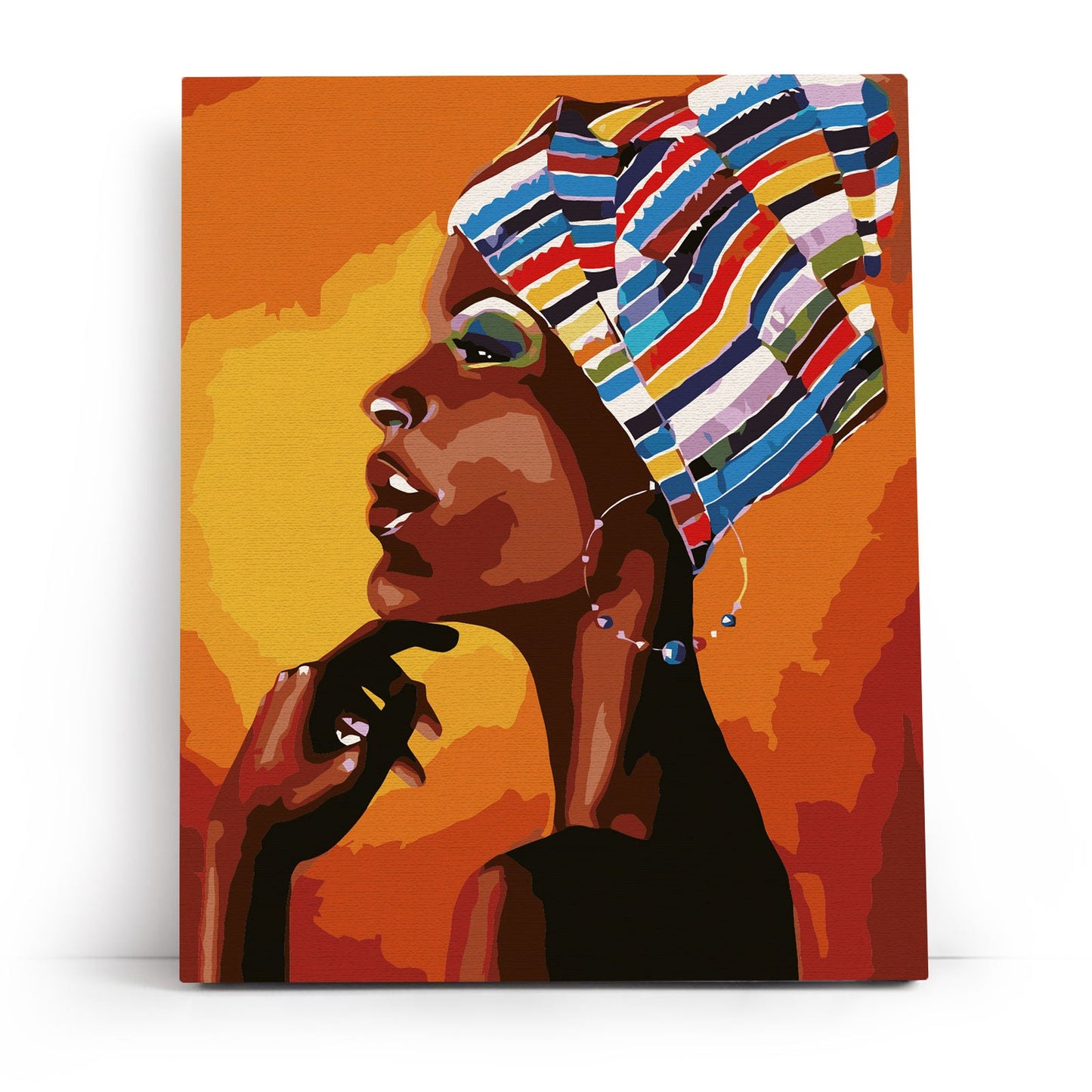 Painting by numbers - MG2112e - Portrait of an African