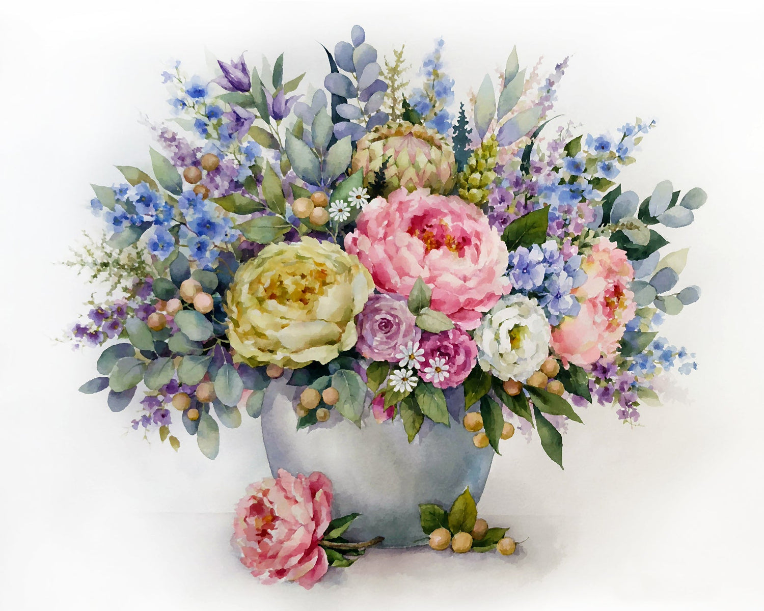 Painting by numbers - MG2185e - Delightful Bouquet Image 1