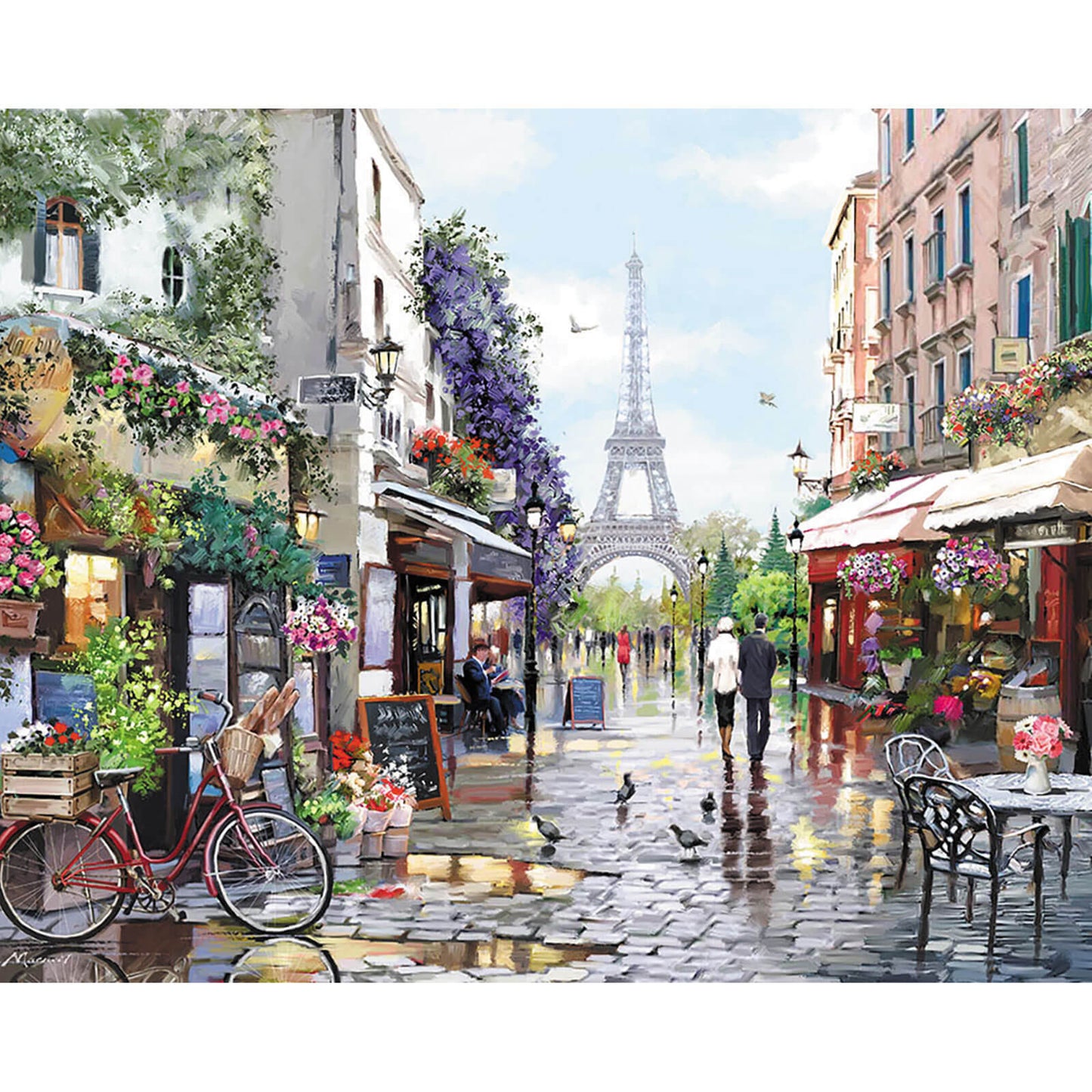 Painting by numbers - MG2206e - Paris in Spring