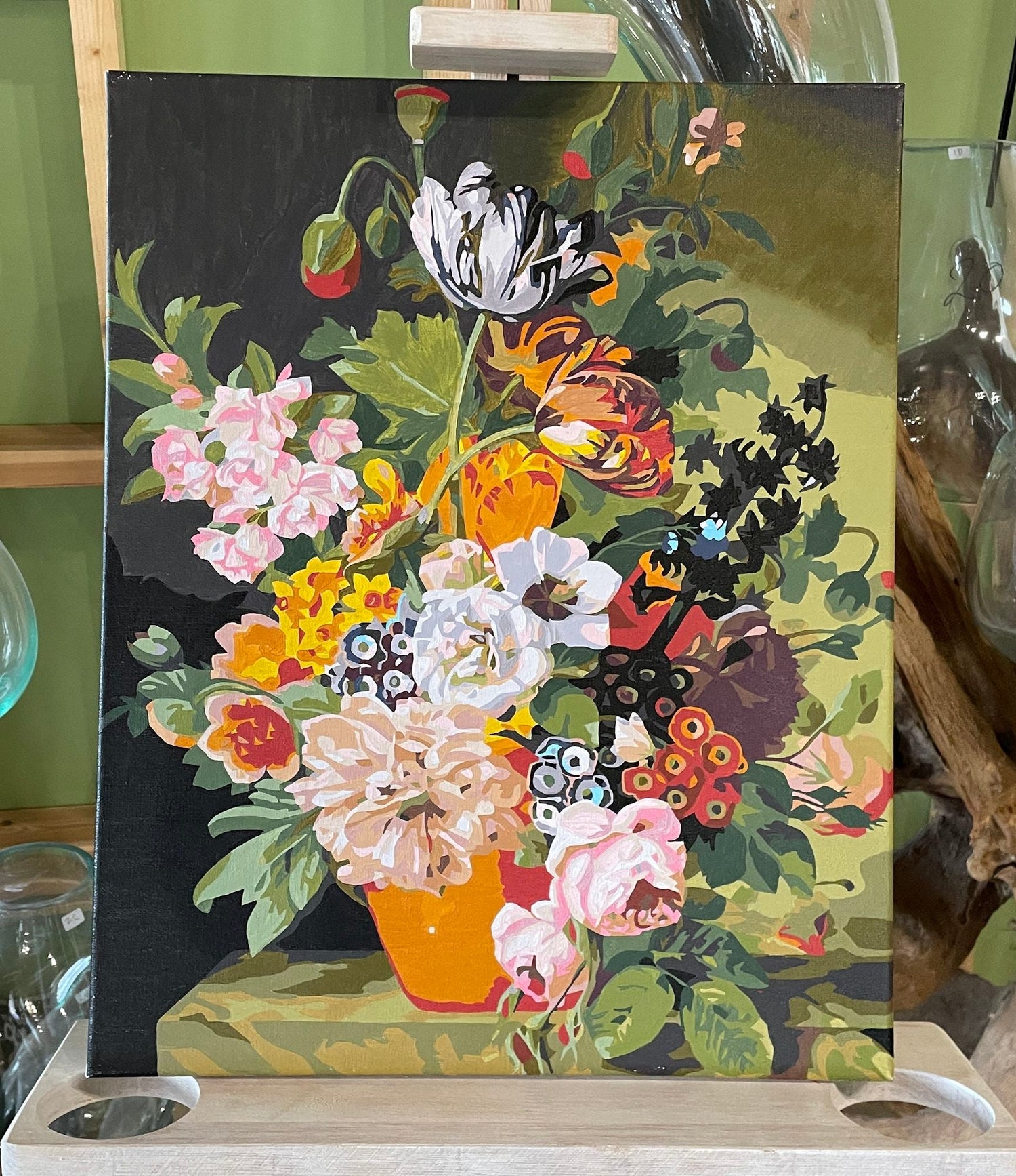 Painting by numbers - MG2303e - Summer Bouquet in a Vase Image 3