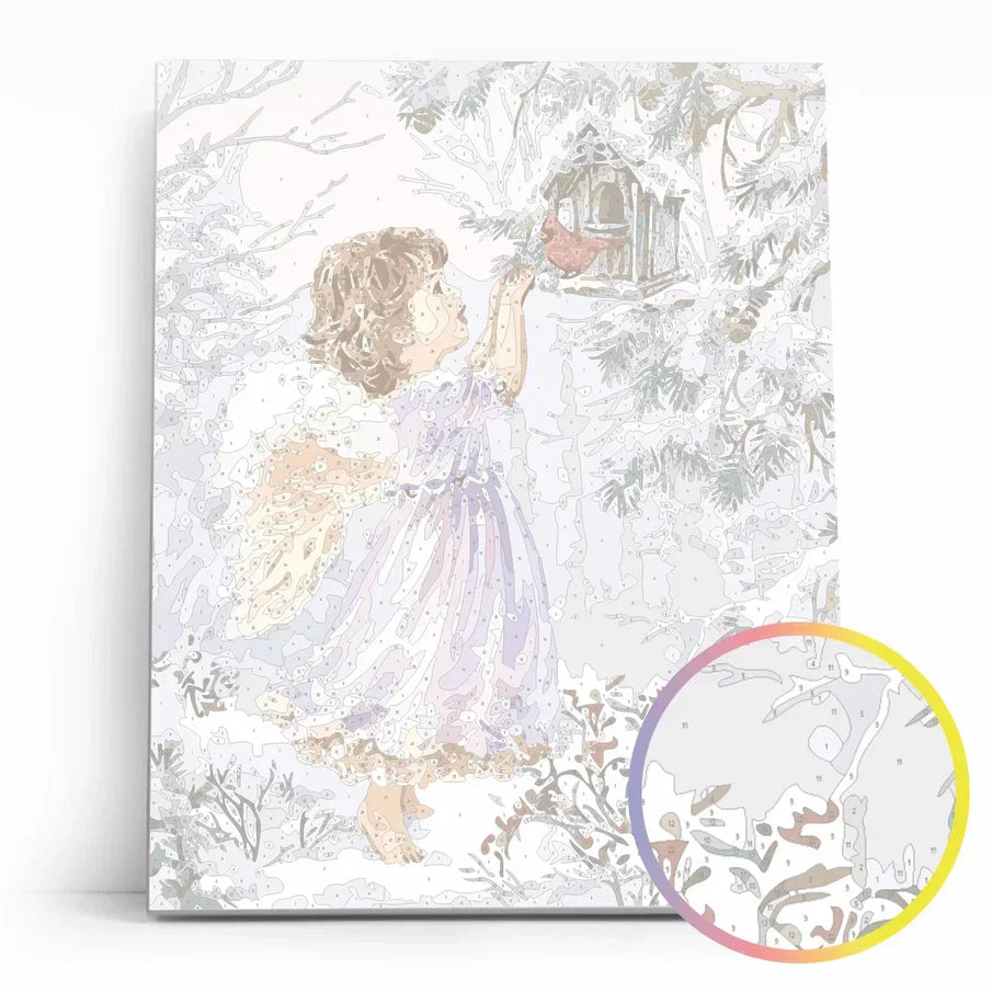 Painting by numbers - MG2430e - Christmas Angel Image 6