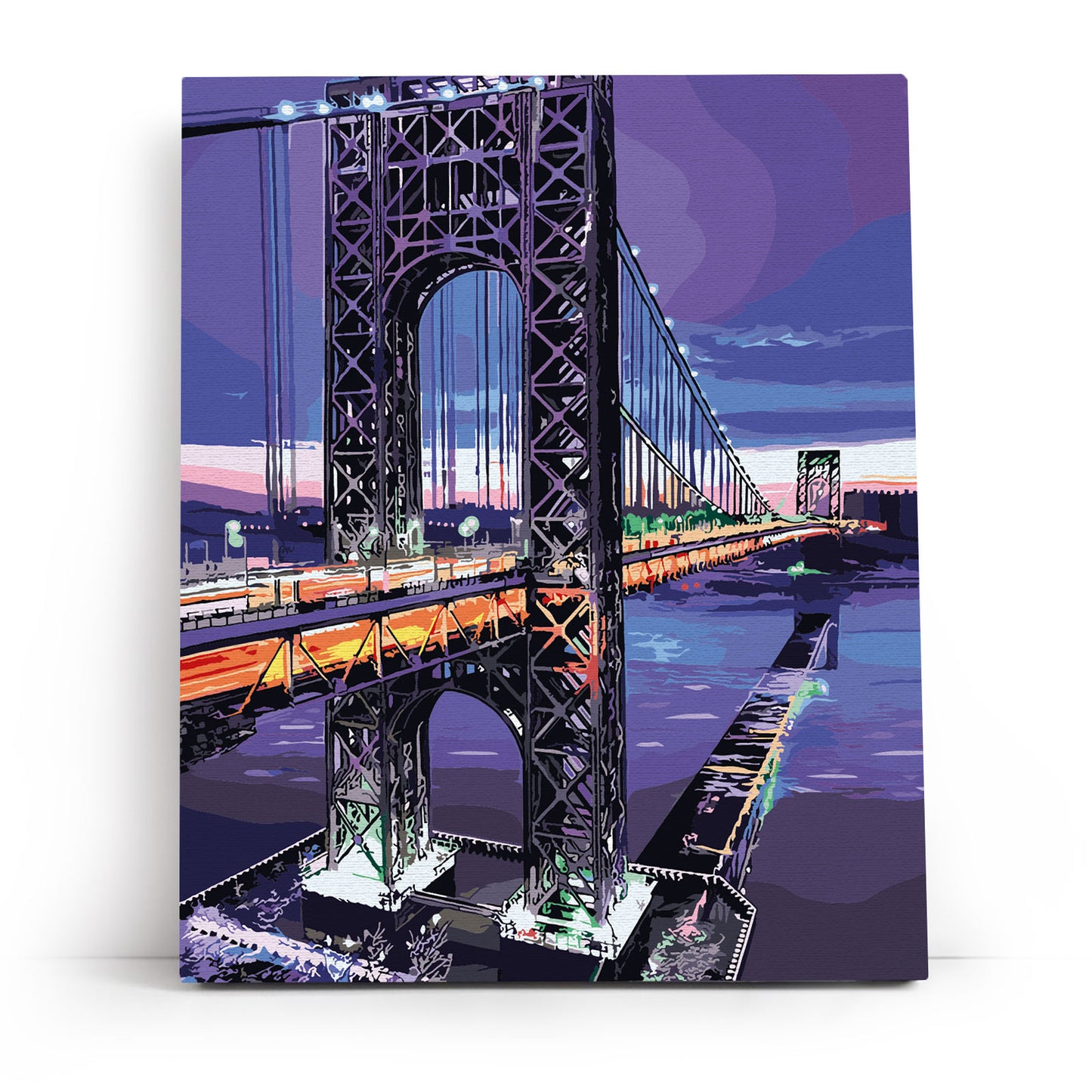 Painting by numbers - MG2489e - George Washington bridge