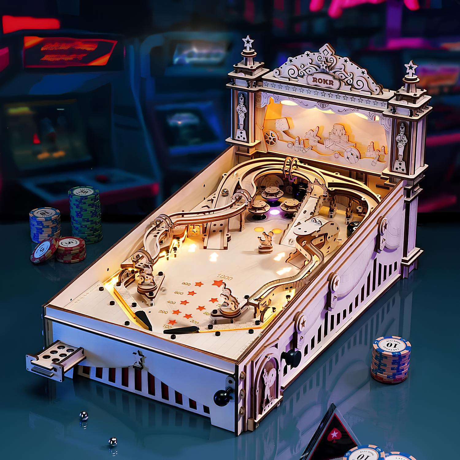 Wooden constructors - RK023e - 3D Pinball Machine Image 3