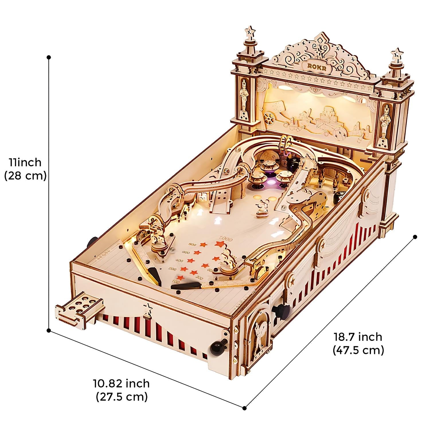 Wooden constructors - RK023e - 3D Pinball Machine Image 6