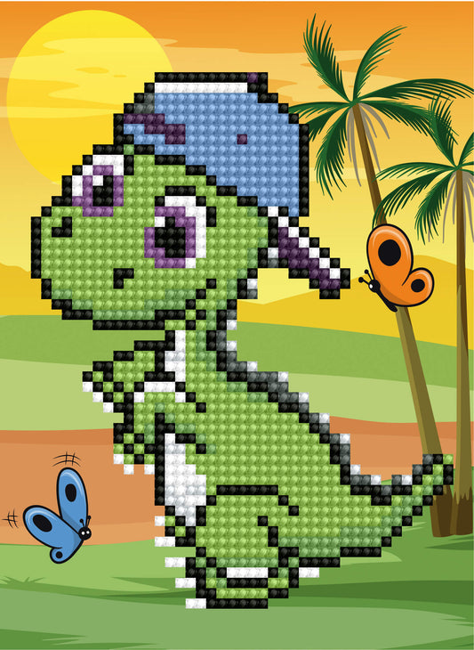 Diamond painting - X199e - Dino Image 1