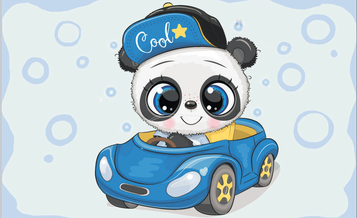 Diamond painting - LC032e - Little Panda Image 1