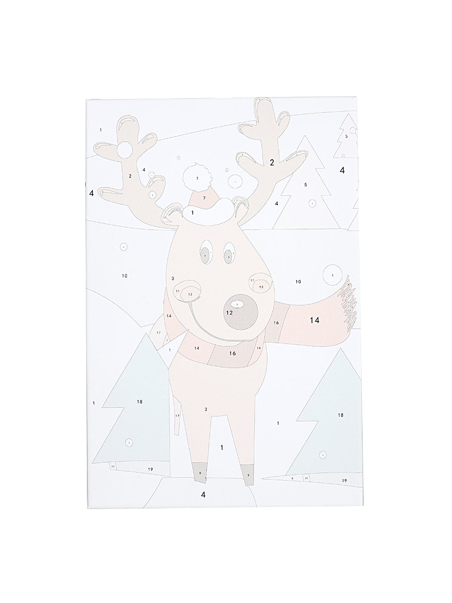 Painting by numbers - MC1091e - Christmas Reindeer Image 6