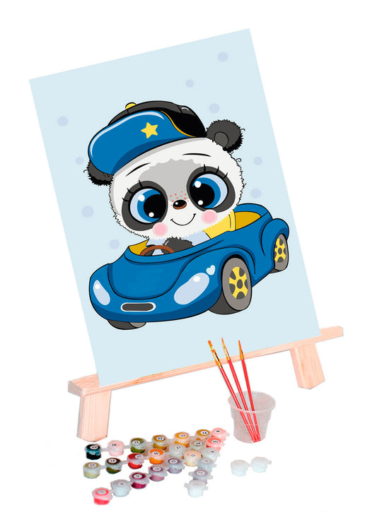 Painting by numbers - MC1099e - Little Panda