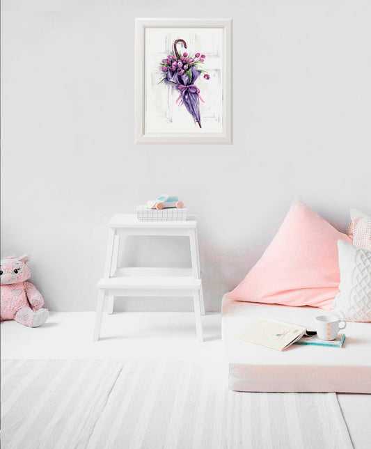 Painting by numbers - ME1083e - Flower umbrella Image 2