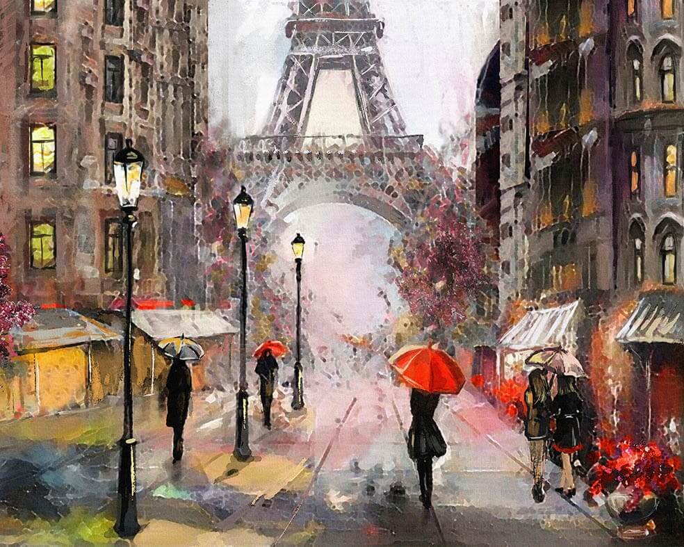 Painting by numbers - MG2160e - Paris in the Rain Image 1